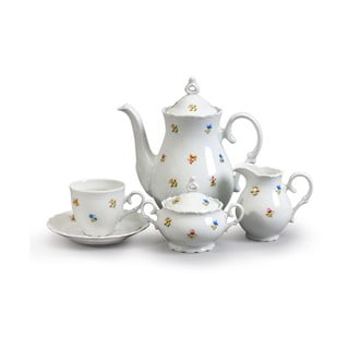 Set veselă din porțelan pentru cafea Thun Ophelia