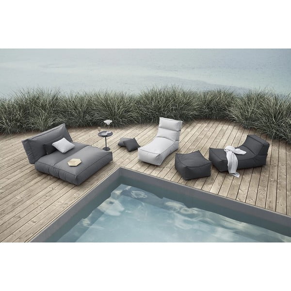 Pernă decorativă exterior Blomus Grow, 38 x 38 cm, albastru deschis-image-4