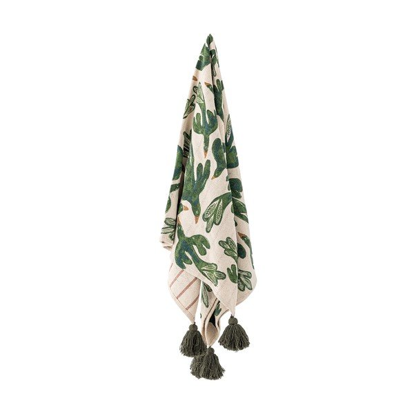 Pătură din bumbac reciclat 130x160 cm Birdliva – Bloomingville-image-3