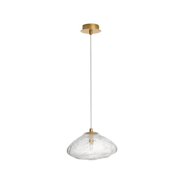 Lustră alămie din sticlă ø 26 cm King – Nova Luce