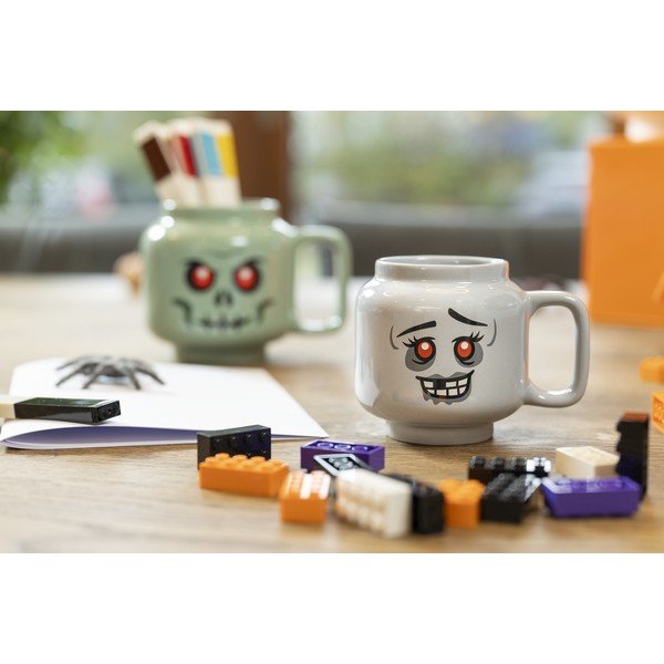 Cană pentru copii gri pentru latte din ceramică 255 ml Zombie – LEGO®-image-1