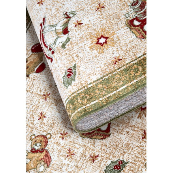 Covor tip traversă verde din amestec de bumbac 80x200 cm  cu model de Crăciun Toy's Delight Green Christmas – Villeroy&Boch-image-4