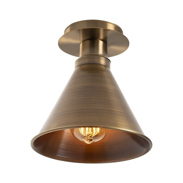 Plafonieră în culoarea bronz cu abajur din metal ø 20 cm Berceste – Opviq lights