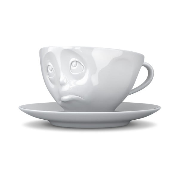 Ceașcă din porțelan pentru cafea 58products Oh please, 200 ml, alb-image-1