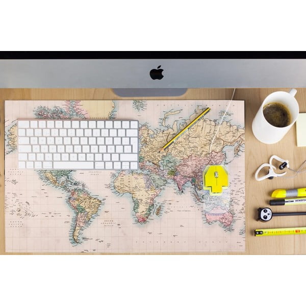 Protecție pentru masă sau birou Really Nice Things Map-image-1