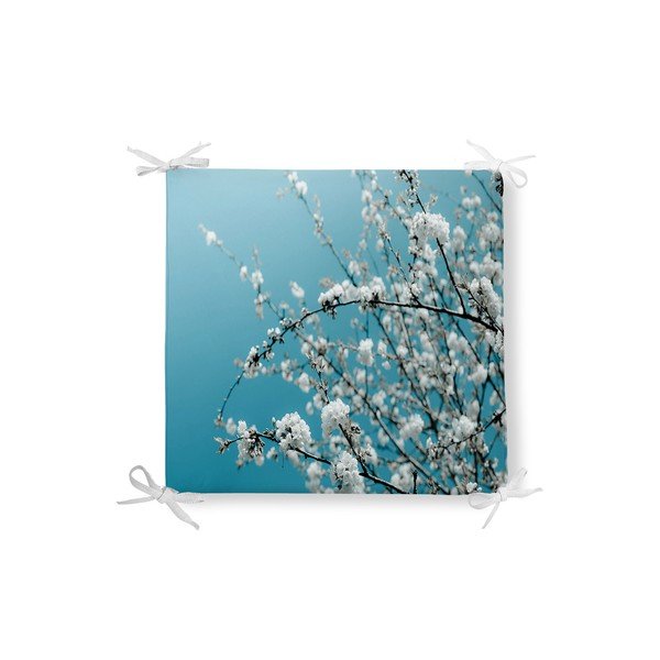 Pernă de scaun din amestec de bumbac cu model de Crăciun Minimalist Cushion Covers Winter Wonderland, 42 x 42 cm