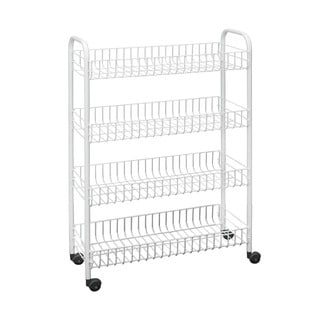 Raft mobil din metal alb 23x84 cm - Metaltex