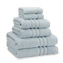 Prosoape de baie albastru-deschis 6 buc. din bumbac din frotir Zero Twist – Catherine Lansfield