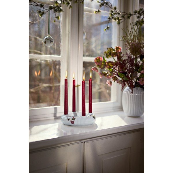 Sfeșnic pentru advent din porțelan  cu model de Crăciun Hammershøi Christmas – Kähler Design-image-2