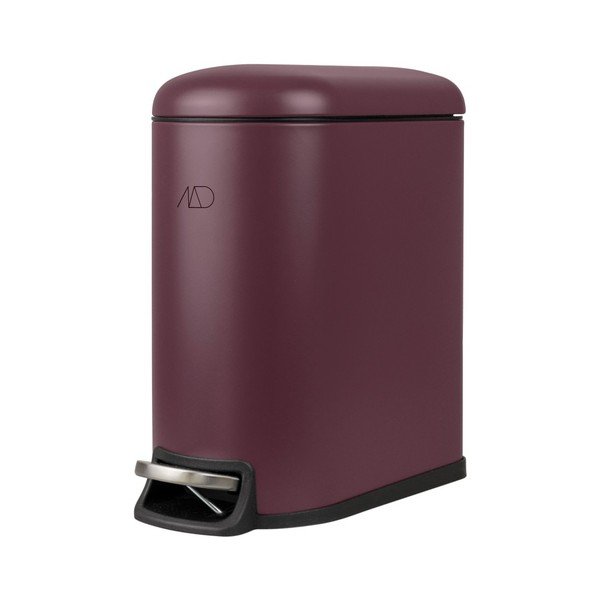 Coș de gunoi violet cu pedală din metal 5 l Mini Walther – Mette Ditmer Denmark