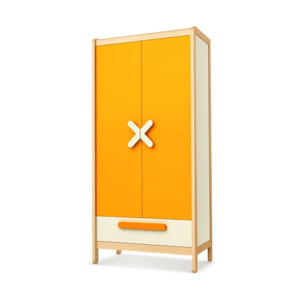 Șifonier cu 2 uși Timoore Simple, portocaliu