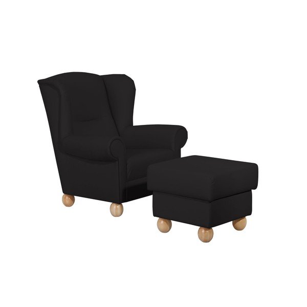 Taburet Max Winzer Monarch Black, negru-image-2