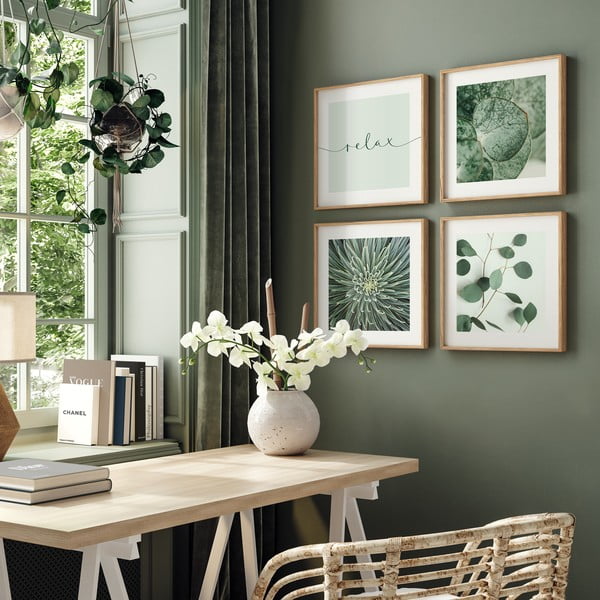 Tablouri în set de 4 bucăți 30x30 cm-image-1