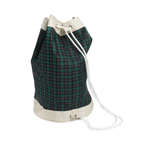 Geantă tartan Rex London Frank, verde-image-2