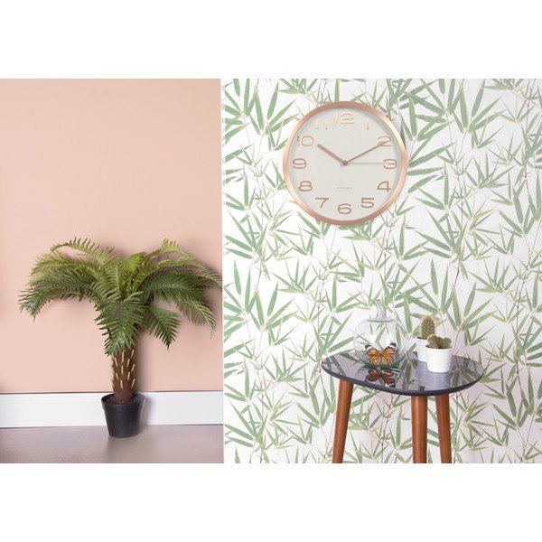 Ceas de perete Present Time Maxie Copper, alb -image-3
