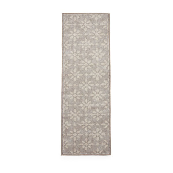 Covor tip traversă gri deschis lavabil 61x170 cm Coral Light Grey – Think Rugs