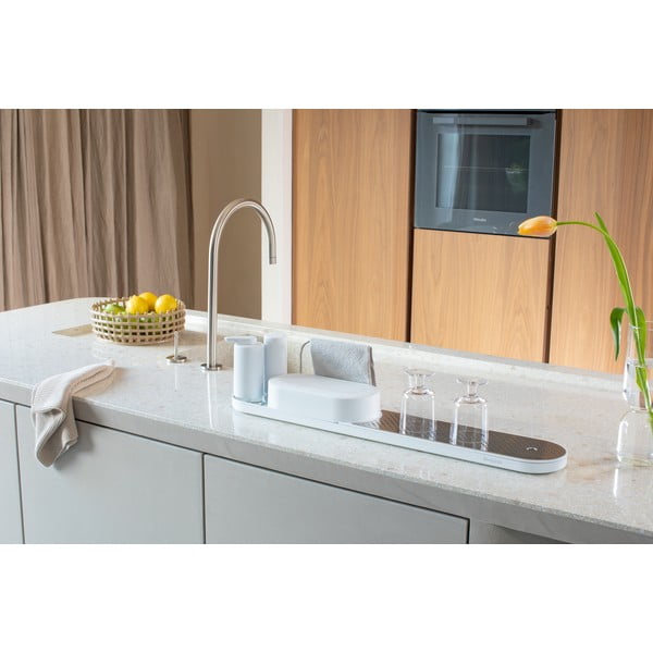 Suport pentru accesorii de spălat alb din plastic SinkStyle – Brabantia-image-1