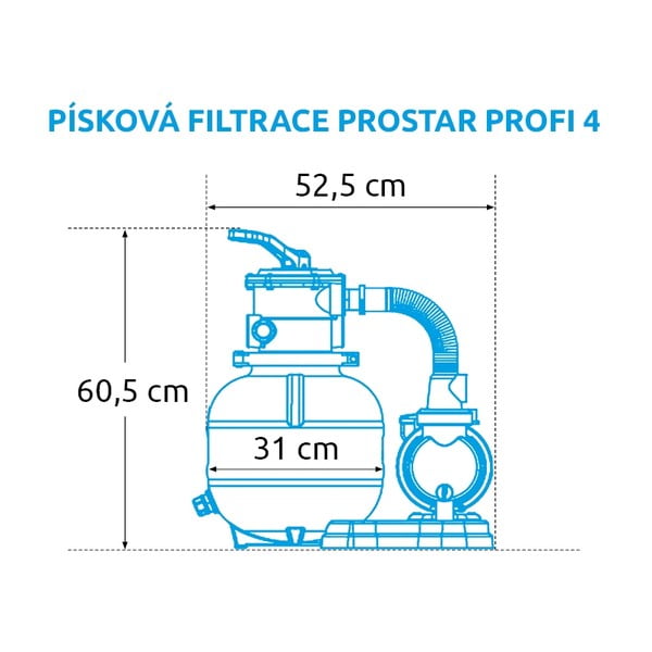 Filtru de nisip ProStar Profi 6 m3/h – Marimex-image-1