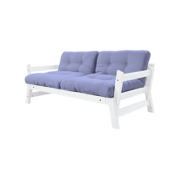 Canapea extensibilă Karup Step White/Blue Breeze-image-2