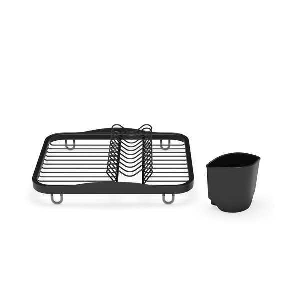 Scurgător de vase negru din oțel 36x28 cm Sinkin – Umbra-image-4