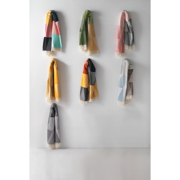 Pled din amestec de bumbac Euromant Terras, 140 x 180 cm, colorat-image-2