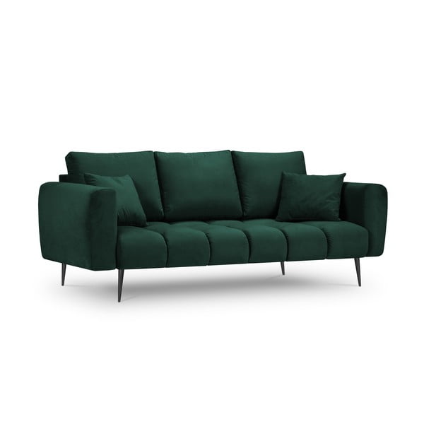 Canapea cu tapițerie de catifea Interieurs 86 Octave, verde închis-image-2
