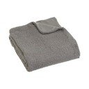 Pătură gri din sherpa 130x160 cm Sherpa Bouclé – Casa Selección