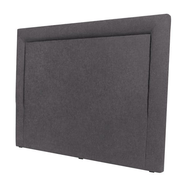 Tăblie de pat Mazzini Sofas Ancona, 200 x 120 cm, gri închis-image-3