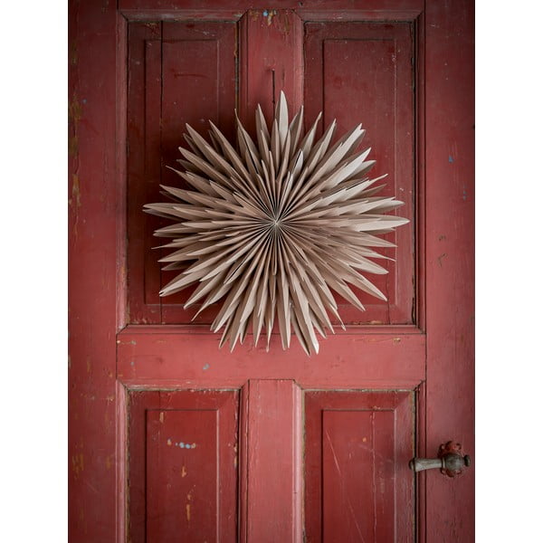 Decorațiune luminoasă maro suspendată ø 50 cm Elijas – Bloomingville-image-3