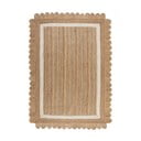 Covor în culoare naturală/fildeș țesut manual din iută 120x170 cm Grace White – Flair Rugs