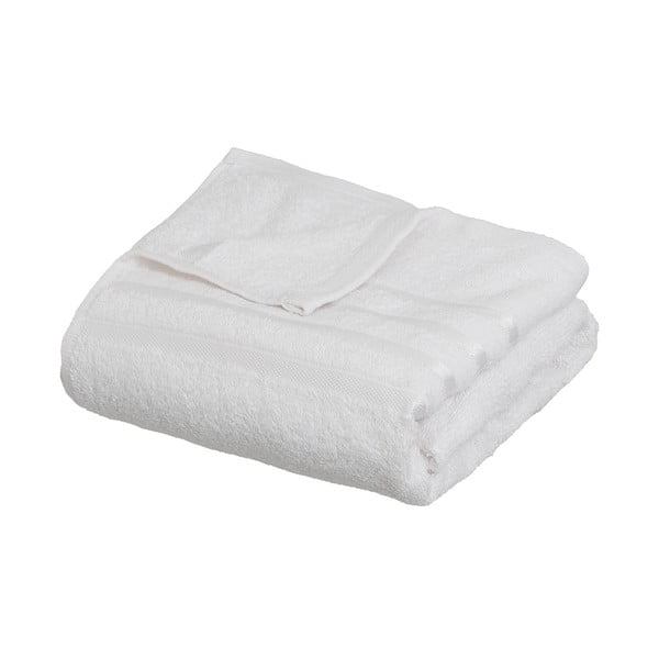 Prosop alb din bumbac din frotir 70x140 cm Simple – Casa Selección