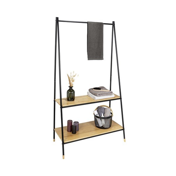 Suport pentru haine negru/natural  din metal Loft – Wenko-image-4