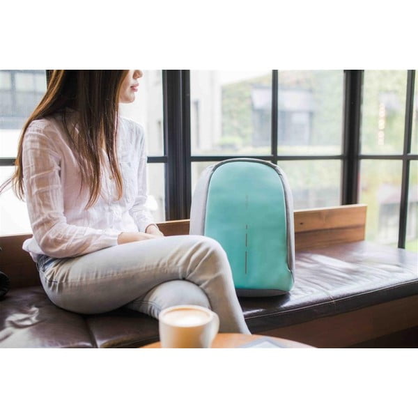 Rucsac antifurt XD Design Bobby Compact, verde deschis-image-1