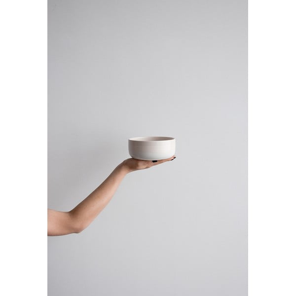 Bol din gresie ÅOOMI Dust, ø 15 cm, roz - alb-image-2