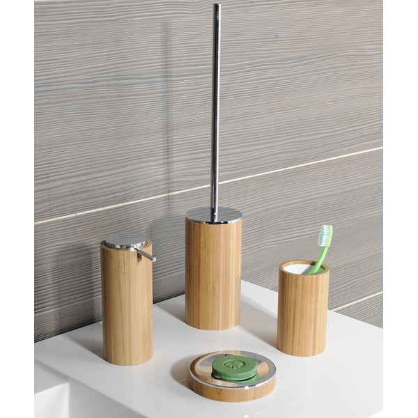 Pahar din bambus pentru periuțe de dinți Sapho Altea-image-1