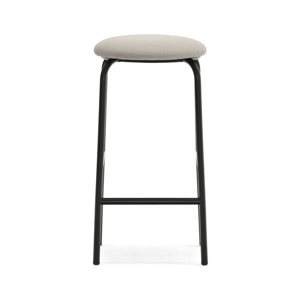 Scaun de bar negru din metal Eclipse – Teulat-image-2