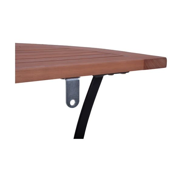 Masă auxiliară de grădină din lemn de eucalipt 54x85 cm Wien – Garden Pleasure-image-3