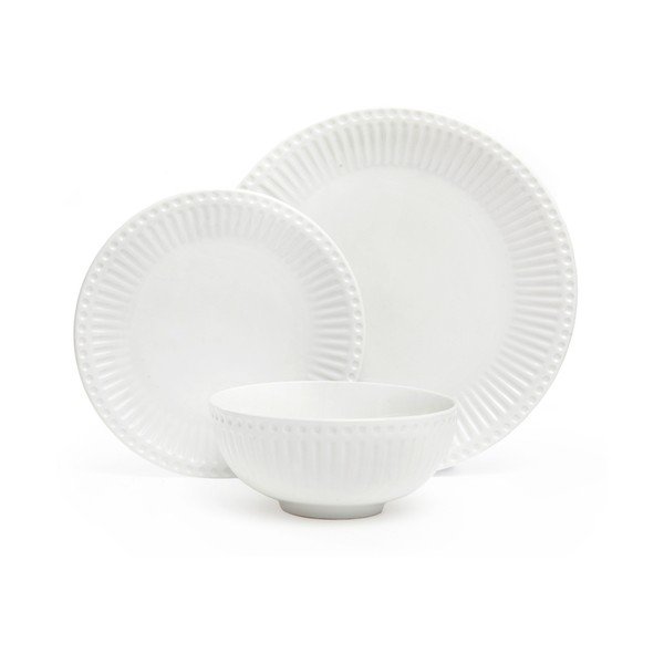 Serviciu de masă 18 buc. din porțelan Purita – Bonami Essentials