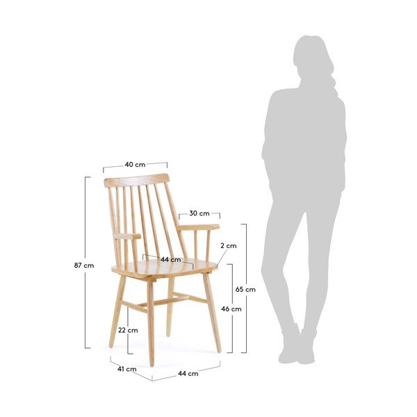 Set 2 scaune La Forma Kristie, natural-image-1