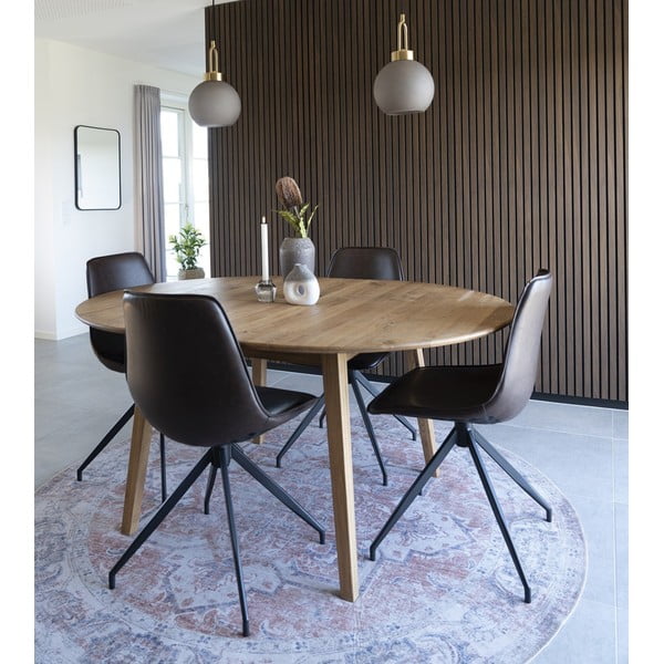 Scaune de dining maro 2 buc. Monaco – House Nordic-image-1