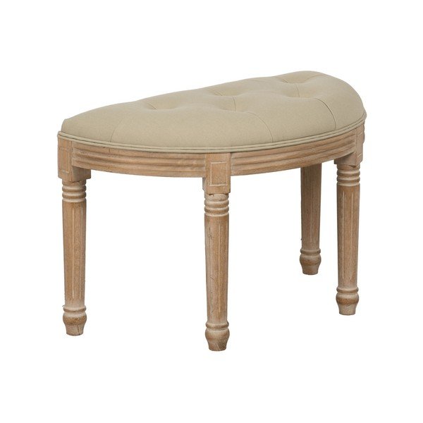 Bancă bej/în culoare naturală Royal – Ixia