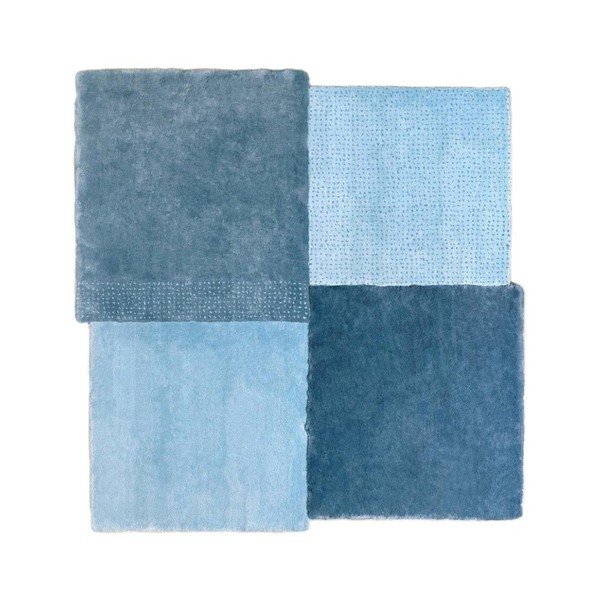 Covor EMKO Over Square, 200 x 207 cm, albastru-image-3