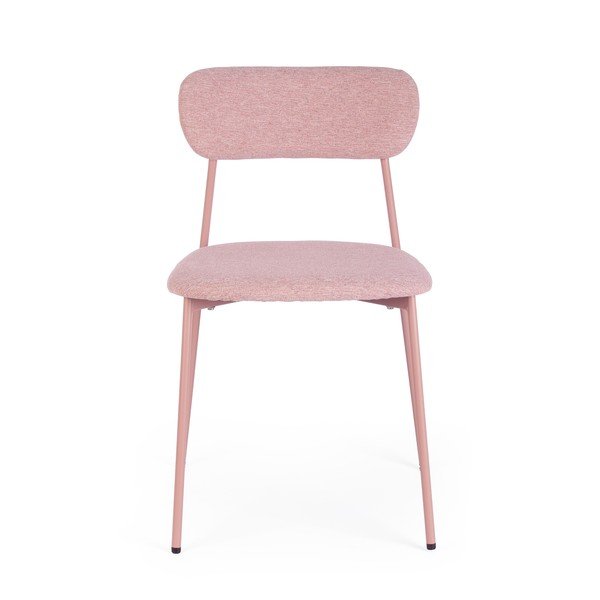 Scaun de dining roz tapițat Inka – Yes Everyday-image-2