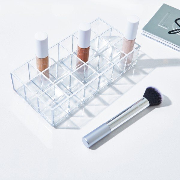Organizator de baie pentru cosmetice din plastic reciclat Lip Station – iDesign-image-2