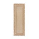 Covor tip traversă în culoare naturală țesut manual din lână 80x230 cm Lois Scallop – Flair Rugs