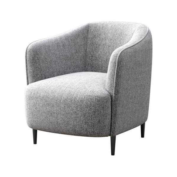 Fotoliu gri deschis Galbe – Ghado-image-2