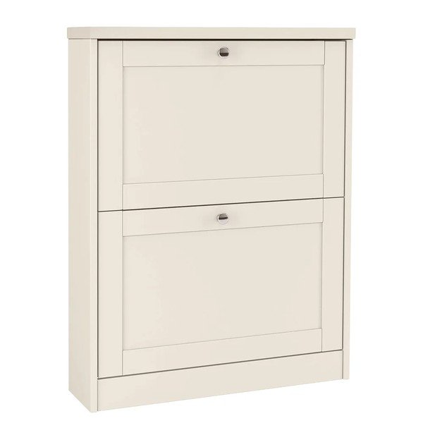 Pantofar bej cu deschidere înclinată cu aspect mat 70x90x19 cm Heide – Støraa-image-4