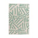 Covor verde mentă-crem lavabil 60x90 cm Athena – douceur d'intérieur