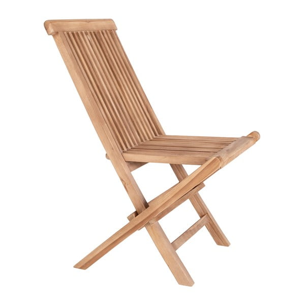 Scaune de grădină în culoare naturală 2 buc. din lemn masiv Toledo – House Nordic-image-3