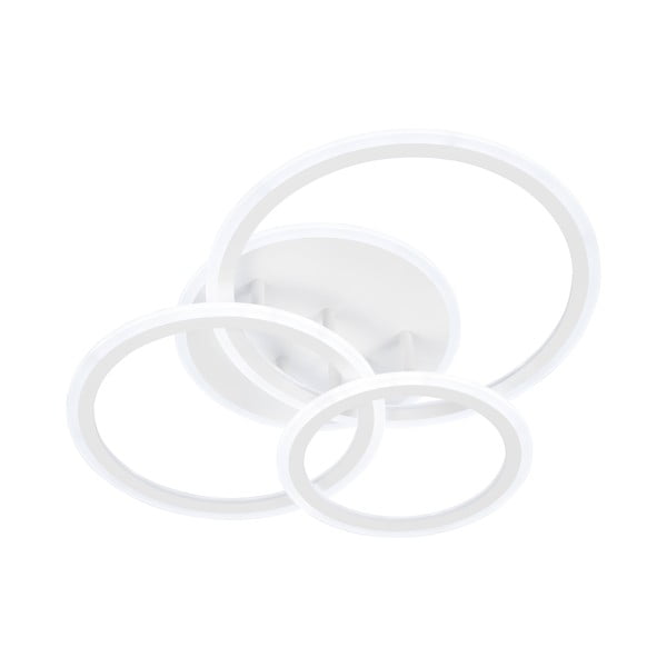 Plafonieră albă LED cu control prin telecomandă/cu intensitate reglabilă 50,5x60 cm Gelder – Fischer & Honsel